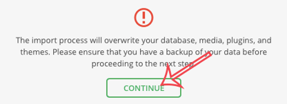 finish importing wordpress