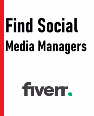 Image of Fiverr social media services
