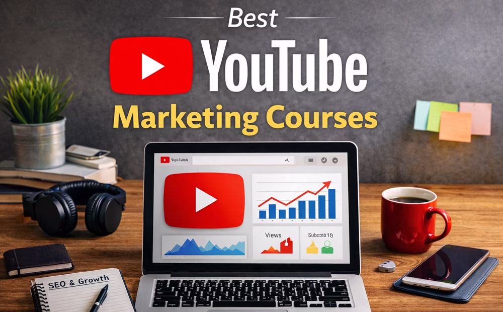 Image of YouTube marketing courses