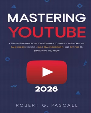 Image of the book "Mastering YouTube: A Step-by-Step Handbook for Beginners to Simplify Video Creation, Rank Higher in Search, Build Real Engagement, and Get Paid to Share What You Know"