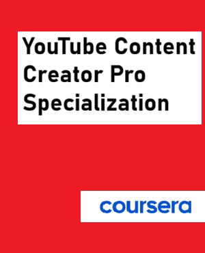 Course image of YouTube Content Creator Pro Specialization