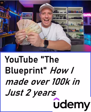Course image of YouTube "The Blueprint" How I made over 100k in Just 2 years